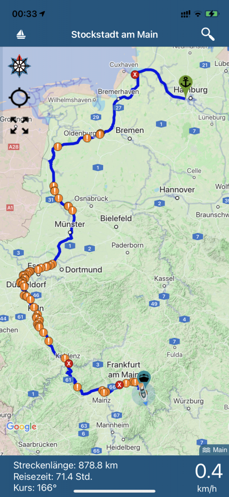 NavShip berücksichtigt jetzt auch Strömungen | NavShip | Boat Navigation
